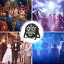2PCS Stage Lights 36LED 72W Disco Light RGB DMX512 with Remote Control, Par Light 7 Modes Stage Lighting Effect DJ Lights for Party Bar Club Wedding Halloween Christmas Image 7