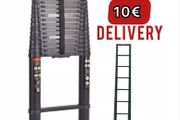 6.2 M Foldable Telescopic Ladder Aluminum New