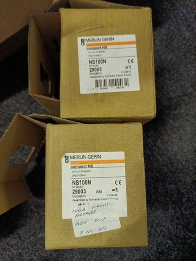 Merlin Gerin 40A MCC. Merlin Gerin MCCB 100 Amp Triple Pole Compact 100A NS100N TM40D