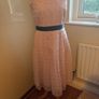A fabulous Hobbs Iris Dusky Pink Dress - Size 10 Image 2