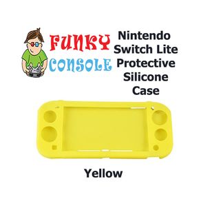 Nintendo Switch Lite Protective Silicone Rubber Gel Console Soft Case Cover Yellow