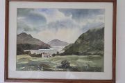 Original Water Colour Painting Signed Tom Nisbet RHA