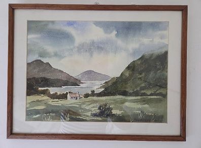 Original Water Colour Painting Signed Tom Nisbet RHA