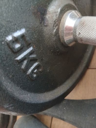 Various weight lifting equipment