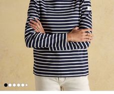 Joules harbour boat neck Breton top size 20 worn once!