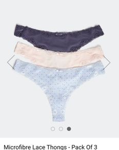 3 pack of thongs brand new with tags