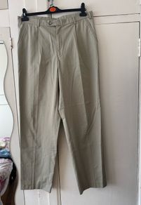 Cream mens trousers, Size L