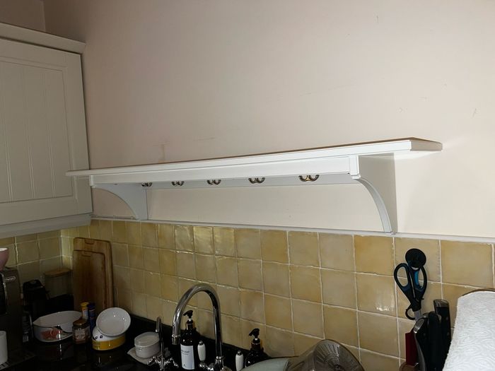 IKEA Kitchen Shelf with Hooks