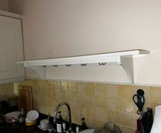 IKEA Kitchen Shelf with Hooks
