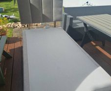 single bed and headboard