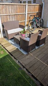 Rattan 4 seater