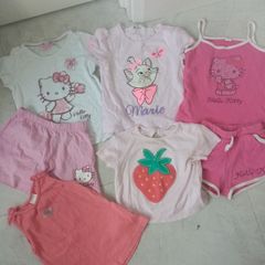 Girls character summer pjs
