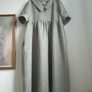 Pure Linen Gingham Dress Size Xl Image 9