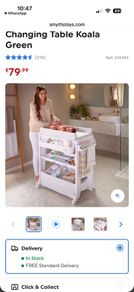 baby multi purpose baby changing table (brand new in box)