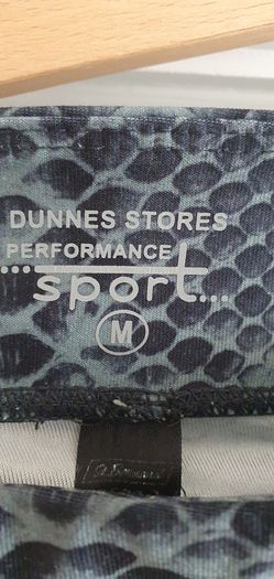 DUNNES Performance python print leggings Sz M (Fit 10-12UK)