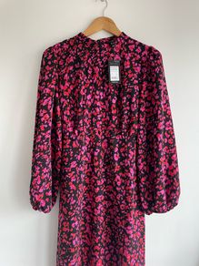 New Look floral mix midi dress size UK 14