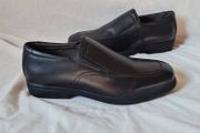 Geox brandolf slip on loafers Size 6 eu 39 Black leather Brand new