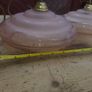 Set 3 Art Deco Glass Ceiling Lights Image 3