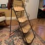 Large 3 Tier Storage / Plant Stand | Metal & Wood (Like New) Image 2