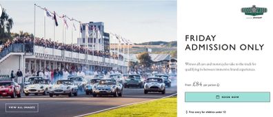 Goodwood Revival Tickets Fri 18th Sept