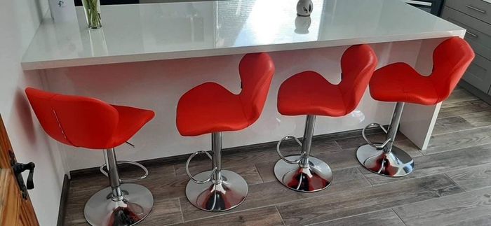 New High Swivel Bar Stools / Adjustable Height / Delivery