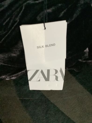 Zara silk blend trousers, new, size M