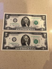 USA 1976 2 Dollars Banknotes Amazing Condition