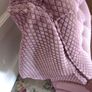 Parker Knoll Recliner Pink Velour Type Fabric Image 7
