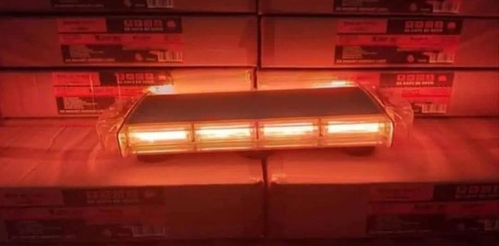 Snap-mac Amber Beacon Light - 12v/24v