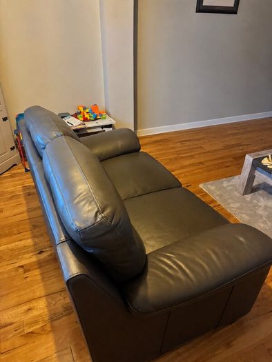 leather sofa