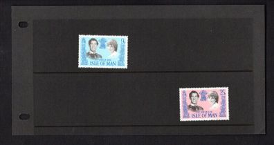 1981 Isle of Man Royal Wedding of Prince Charles and Lady Diana Spencer Commemorative Stamp Presentation Pack