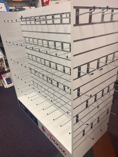 Slatwall Gondola Unit with Aluminium inserts