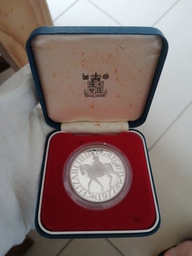 1977 UK Silver Proof Crown Coin