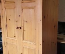 Handmade Solid Wood Wardrobe.