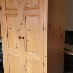 Handmade Solid Wood Wardrobe.
