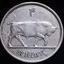 #995 - Ireland - 1941 - Shilling - Silver - KM.14 Image 2