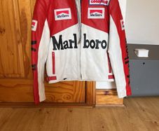 Marlboro leather motorbike jacket Size Large