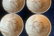 Vintage 70's set of 4 Staffordshire Ironstone Cereal/Soup Dishes