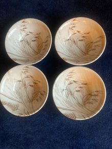 Vintage 70's set of 4 Staffordshire Ironstone Cereal/Soup Dishes