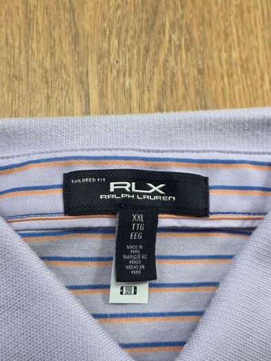 Ralph Lauren RLX Golf Striped Polo Shirt Size 2XL