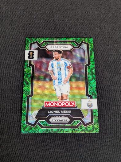 Monopoly Prizm Fifa World Cup 2026 Four Corners Green Wave Lionel Messi Argentina