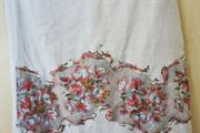 Avoca embroidery linen skirt SIZE 10
