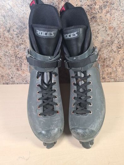Vintage Roces Majestic Twelve 13 Aggressive Inline Skates Rollerblades Size Uk 10.5  EU 44.5