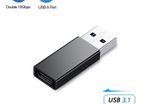 Aluminum Alloy USB 3.1 Gen 2 (10 Gbps) Type-C (Female) to Type-A (Male) Adapter Convertor (Brand New/Warranty)