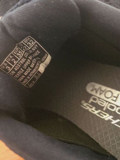 Brand new Navy Skechers shoes
