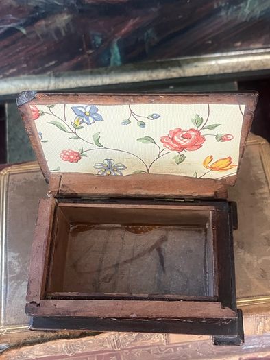 Carved Wooden box