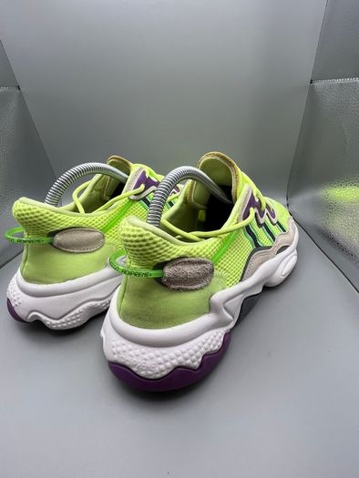 Adidas Ozweego Purple Neon Yellow Green EE5720 Shoes UK 7 EU 40 2\3 Running