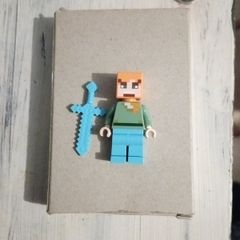 Lego minifigures Minecraft Alex