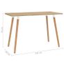 Dining Table Metal Kitchen Dinner - Free Delivery Nationwide Image 8