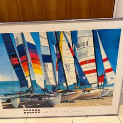 After the race print by Artist Steven Jordan